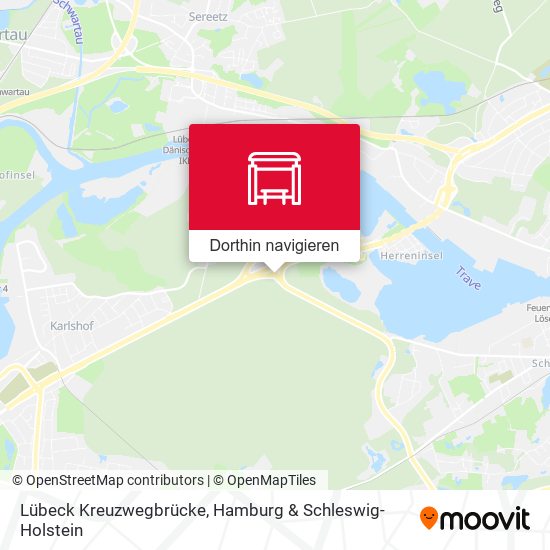 Lübeck Kreuzwegbrücke Karte