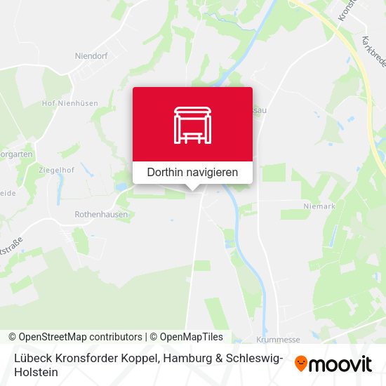 Lübeck Kronsforder Koppel Karte