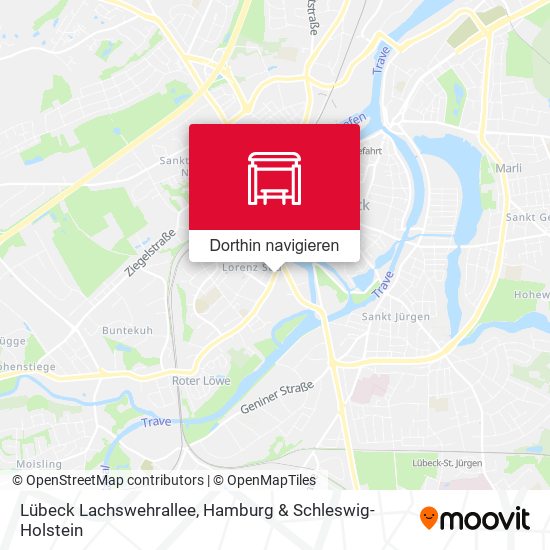 Lübeck Lachswehrallee Karte