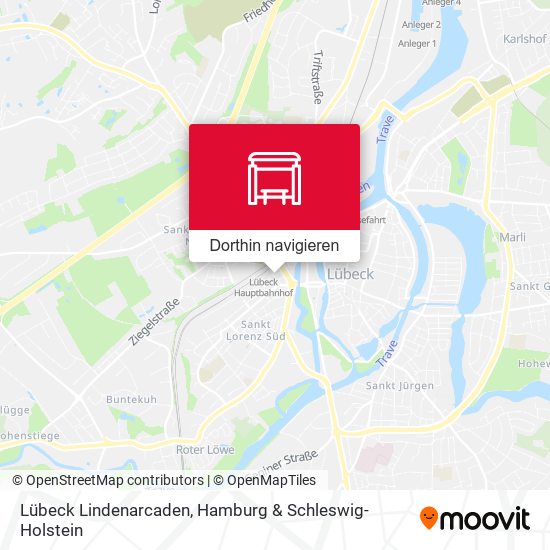 Lübeck Lindenarcaden Karte