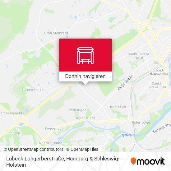 Lübeck Lohgerberstraße Karte
