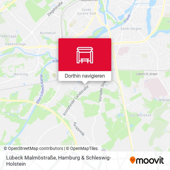 Lübeck Malmöstraße Karte