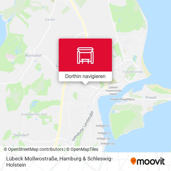 Lübeck Mollwostraße Karte