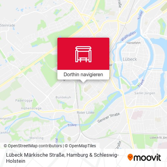 Lübeck Märkische Straße Karte