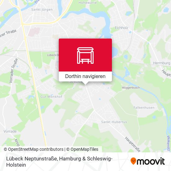 Lübeck Neptunstraße Karte
