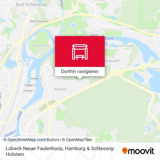 Lübeck Neuer Faulenhoop Karte