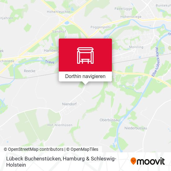 Lübeck Buchenstücken Karte