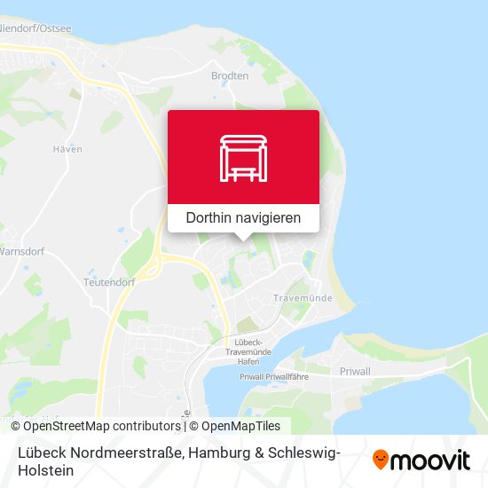 Lübeck Nordmeerstraße Karte