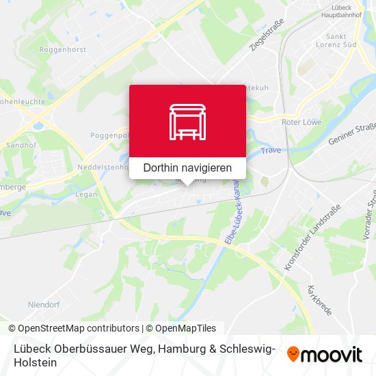 Lübeck Oberbüssauer Weg Karte