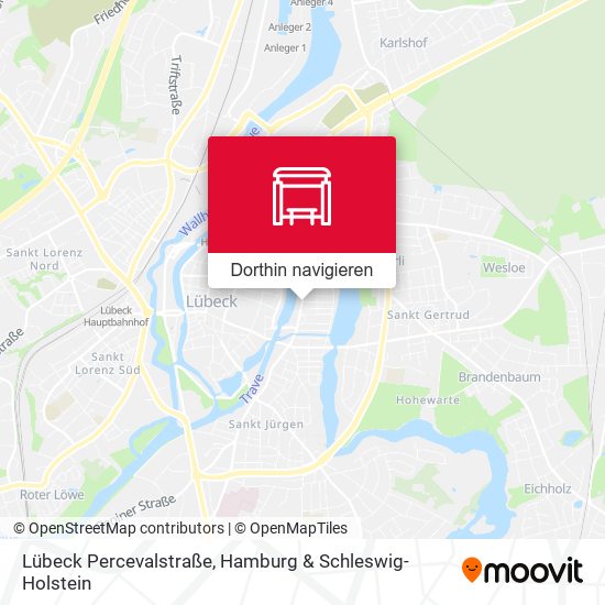 Lübeck Percevalstraße Karte