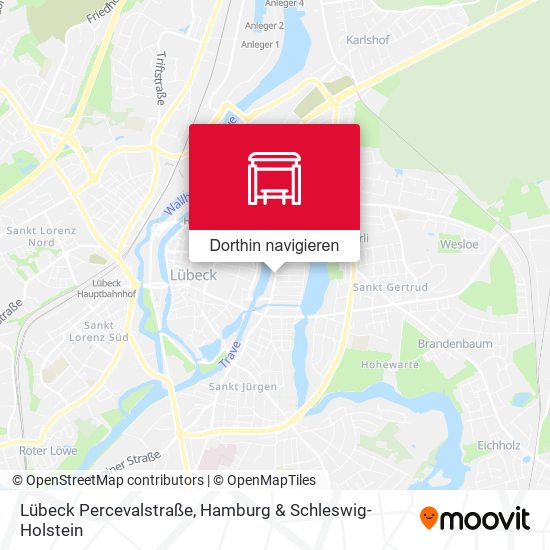 Lübeck Percevalstraße Karte