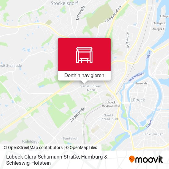 Lübeck Clara-Schumann-Straße Karte