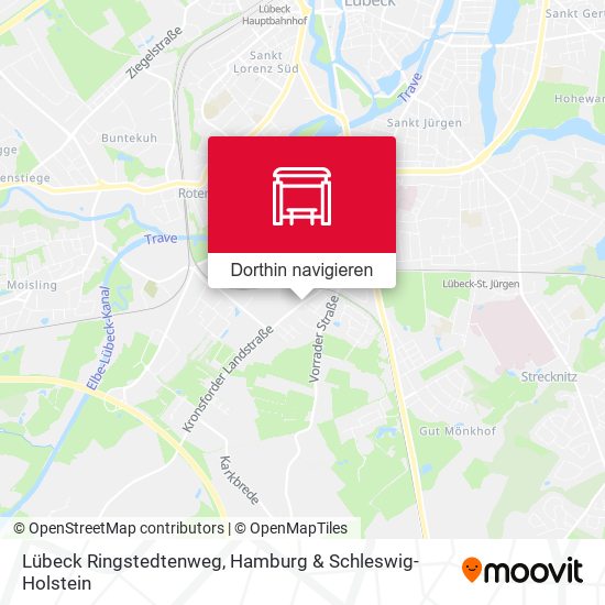 Lübeck Ringstedtenweg Karte