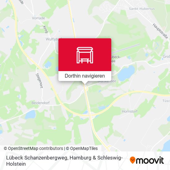 Lübeck Schanzenbergweg Karte