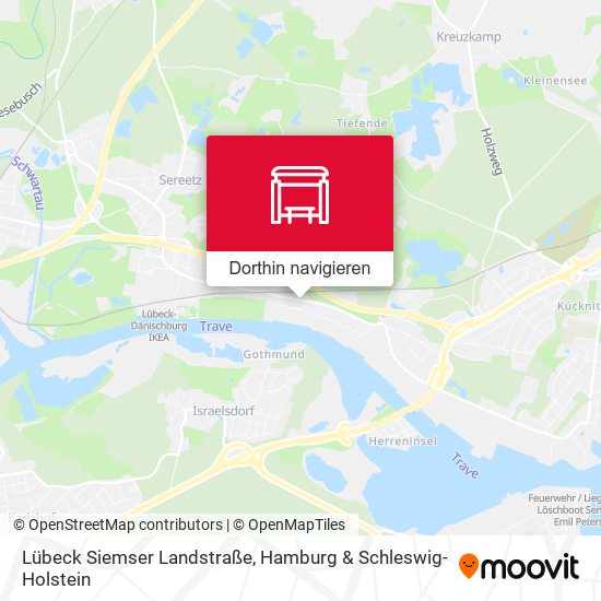 Lübeck Siemser Landstraße Karte