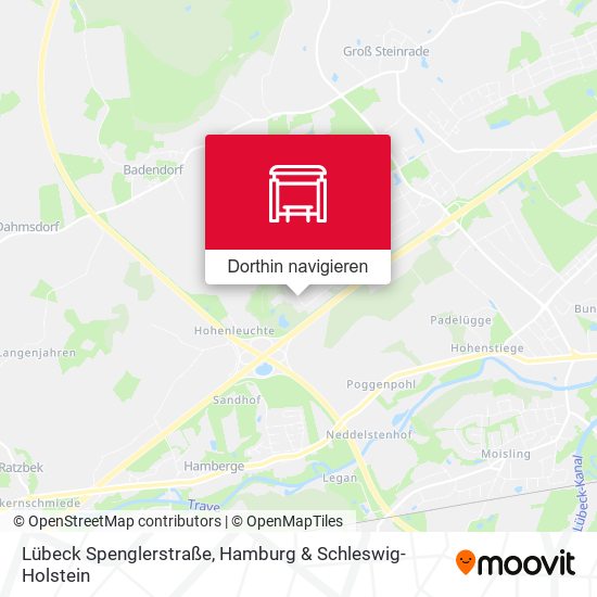 Lübeck Spenglerstraße Karte