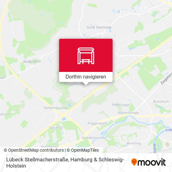Lübeck Stellmacherstraße Karte