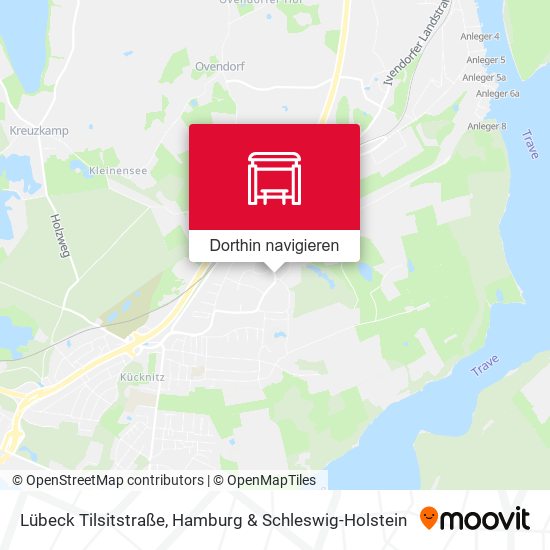 Lübeck Tilsitstraße Karte