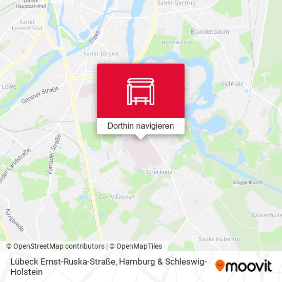 Lübeck Ernst-Ruska-Straße Karte