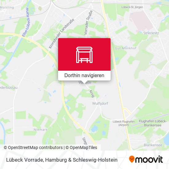 Lübeck Vorrade Karte