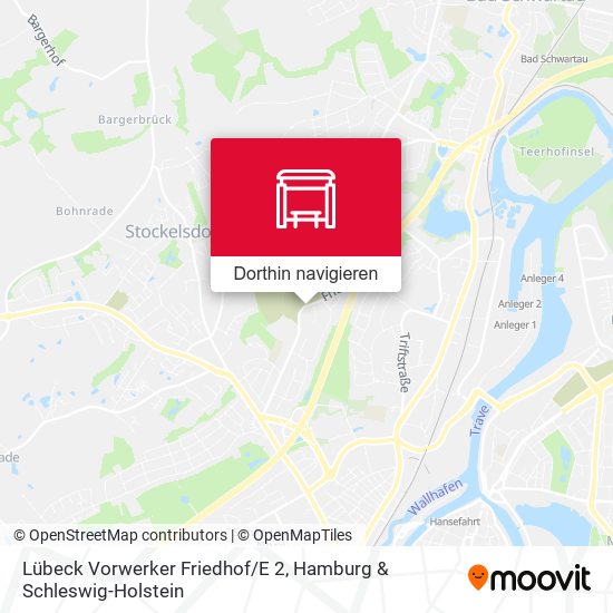 Lübeck Vorwerker Friedhof/E 2 Karte