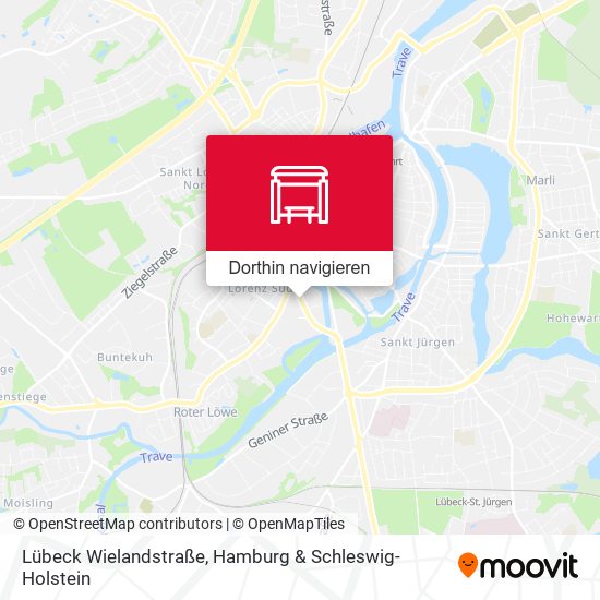Lübeck Wielandstraße Karte