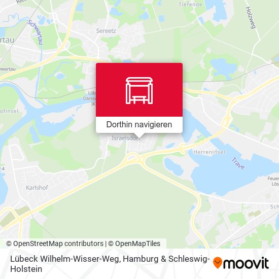Lübeck Wilhelm-Wisser-Weg Karte