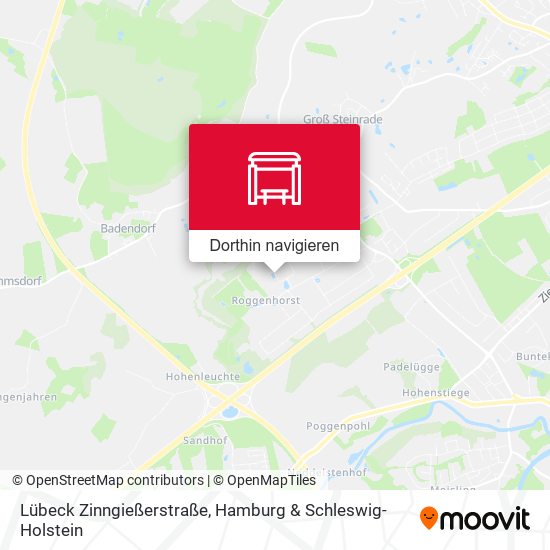 Lübeck Zinngießerstraße Karte