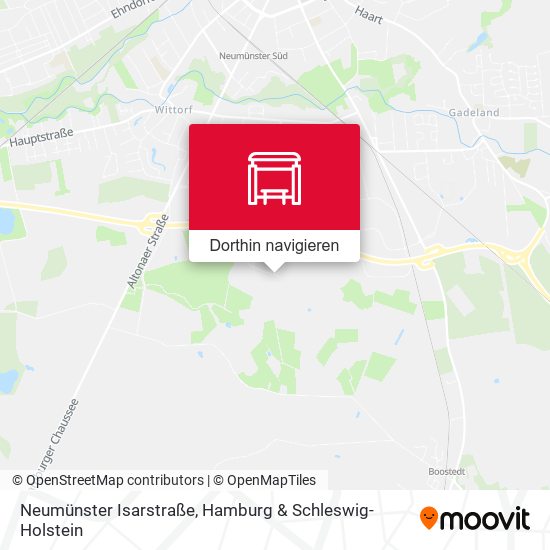 Neumünster Isarstraße Karte