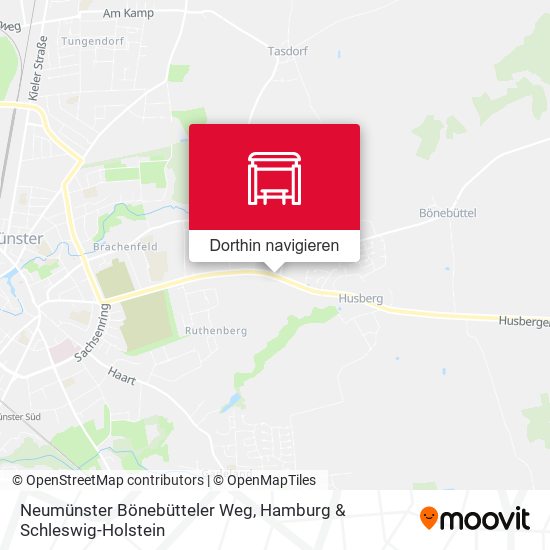 Neumünster Bönebütteler Weg Karte