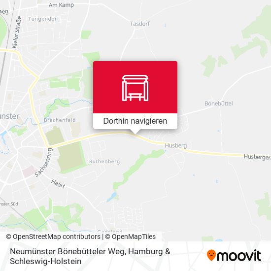 Neumünster Bönebütteler Weg Karte
