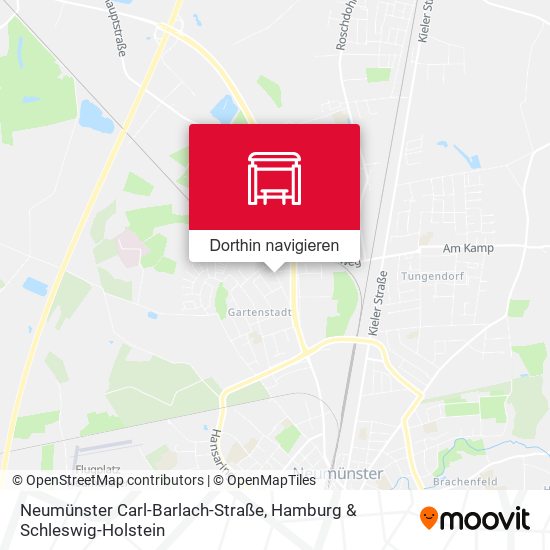 Neumünster Carl-Barlach-Straße Karte