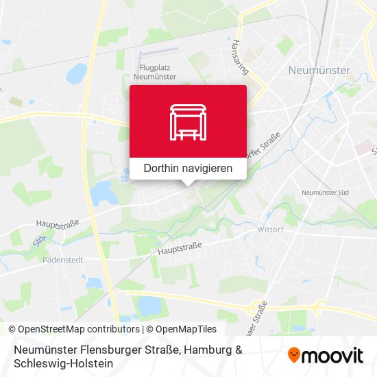 Neumünster Flensburger Straße Karte