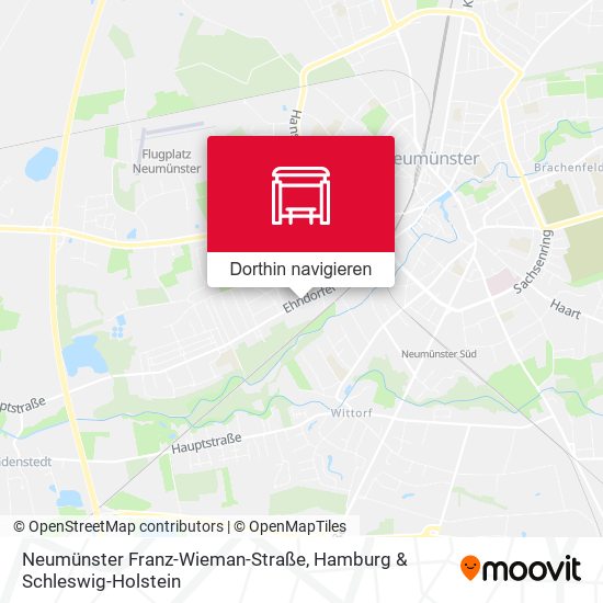 Neumünster Franz-Wieman-Straße Karte