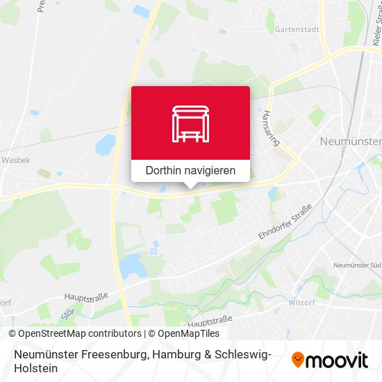 Neumünster Freesenburg Karte