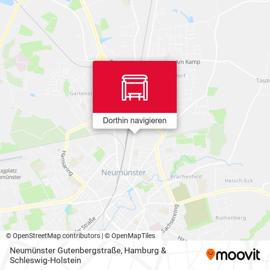 Neumünster Gutenbergstraße Karte