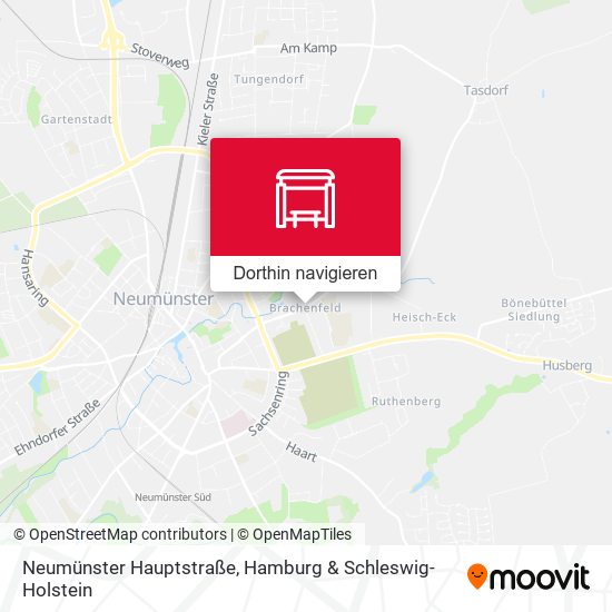 Neumünster Hauptstraße Karte