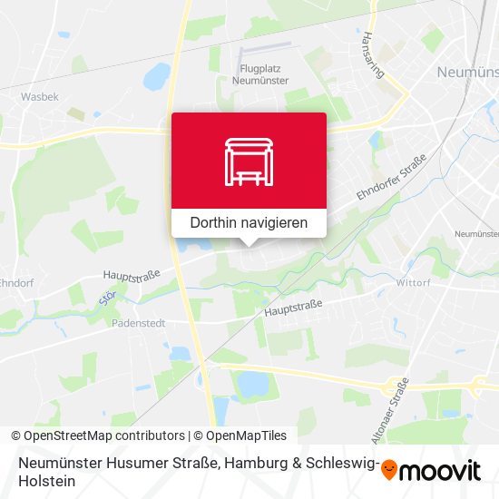 Neumünster Husumer Straße Karte