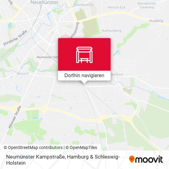 Neumünster Kampstraße Karte