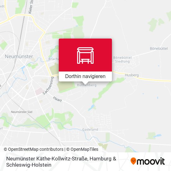 Neumünster Käthe-Kollwitz-Straße Karte