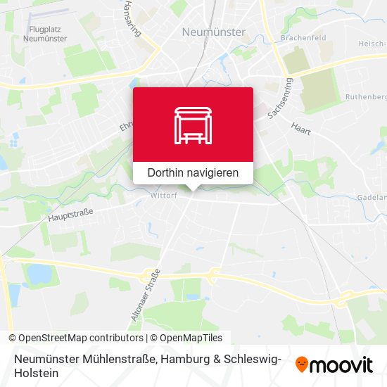 Neumünster Mühlenstraße Karte