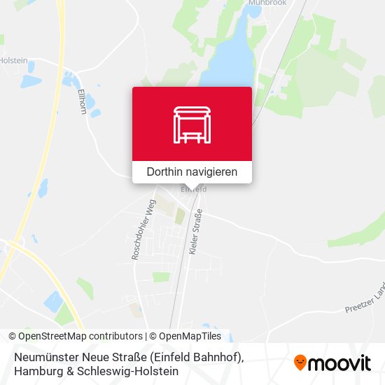 Neumünster Neue Straße (Einfeld Bahnhof) Karte