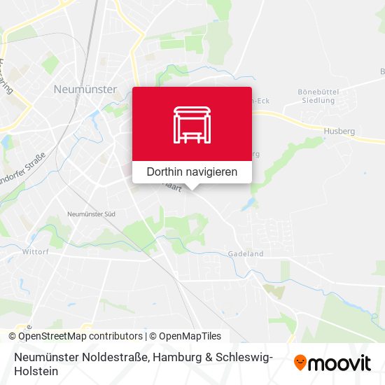 Neumünster Noldestraße Karte