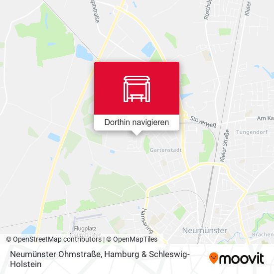 Neumünster Ohmstraße Karte