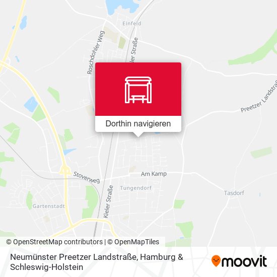 Neumünster Preetzer Landstraße Karte