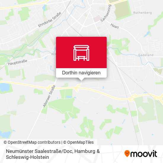 Neumünster Saalestraße/Doc Karte
