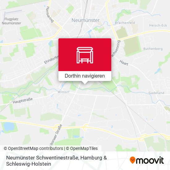 Neumünster Schwentinestraße Karte