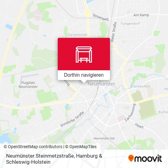 Neumünster Steinmetzstraße Karte