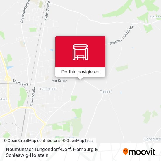 Neumünster Tungendorf-Dorf Karte