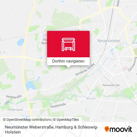 Neumünster Weberstraße Karte